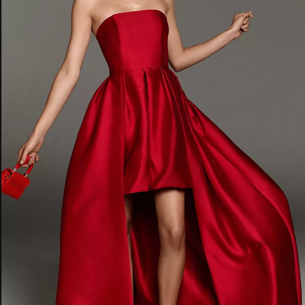 Hutch Strapless Hi-Low Bubble gown - Anthropologie NWT